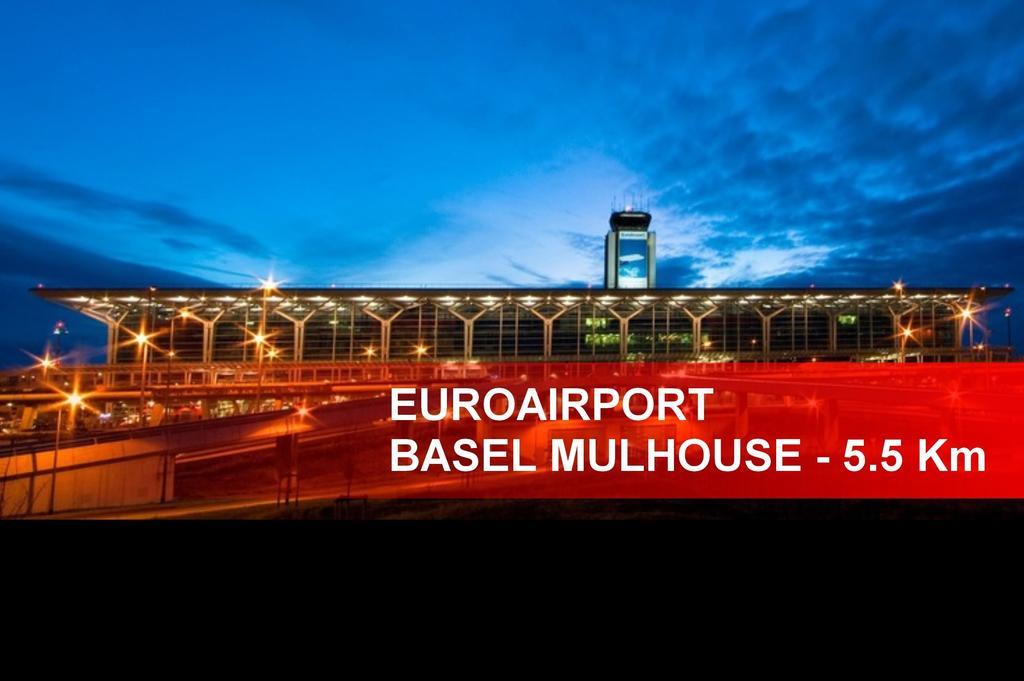 Hotel Restaurant Tivoli - Basel Airport Huningue Kültér fotó